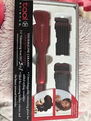 Tool Science Tourmaline Ceramic 1 1/2” Volumizing Iron HD 3 In 1 Professional • $50