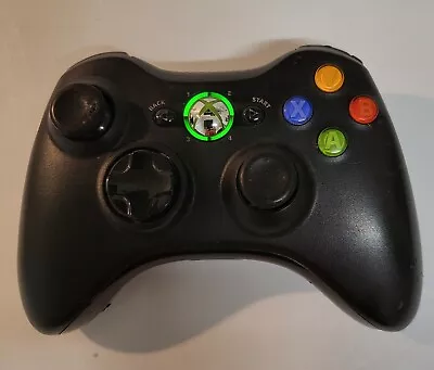 $14.99 • Buy Microsoft Xbox 360 Black OEM Wireless Controller - Cleaned And Tested