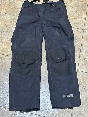 FirstGear Motorcycle Biker Pants Protective Armor Hypertex Thinsulate 32 14-306 • $60