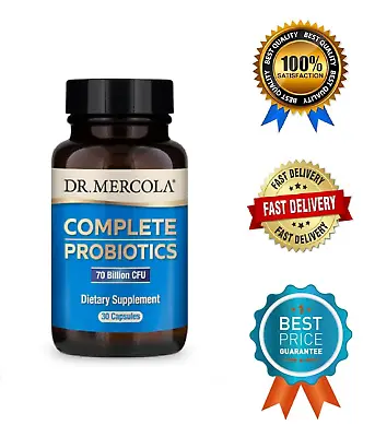 Dr. Mercola Complete Probiotics 70 Billion CFU 10 Probiotic Strains 30Capsules • $39.99