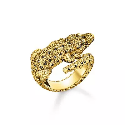 Genuine THOMAS SABO Gold Crocodile Ring • $999