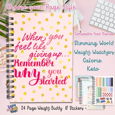 £6.35 • Buy A5 Slimming World Diet Food Diary Planner Tracker Weight Loss Book41 CAL,WW,KETO