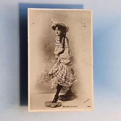 Edwardian Actress Postcard 1906 Real Photo Miss Dora Glennie Stepping Stones • £5.95