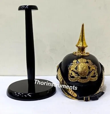 Armor Military Costumes Christmas German Pickle Hub Prussian Helmet Kaiser Hat • $79.90