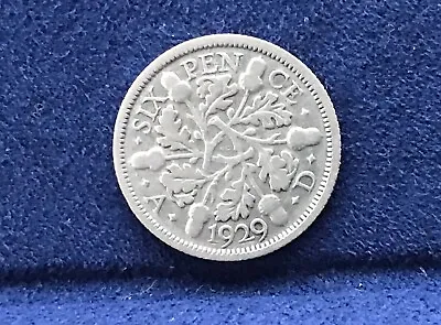 £3 • Buy 1929 George V Silver Sixpence Coin
