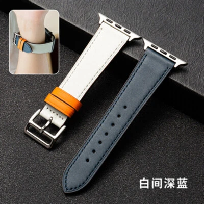 $12.09 • Buy Watch Band Leather Strap For Apple IWatch Series 8 7 6 5 4 3 SE 38/40/42/44/45mm