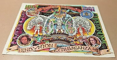 Vintage 1991 Endymion Mardi Gras New Orleans Poster Natalie Cole Michael Bolton • $75