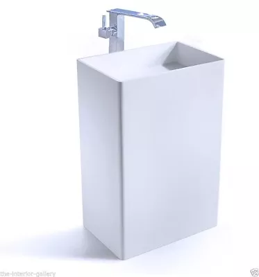 Bathroom Pedestal Sink - Single Pedestal Sink - Modern Sink - Cadeo II - 23.6  • $1299.99