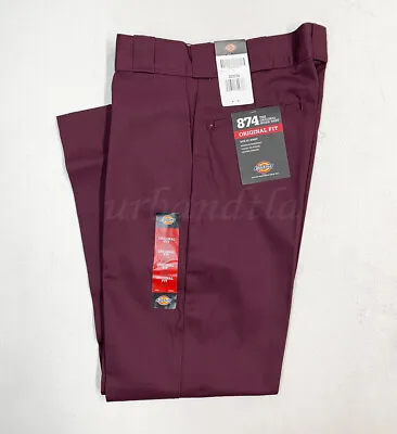 Men's Dickies 874 Pants Original Fit Work Pants Uniform Straight Leg • $38.95