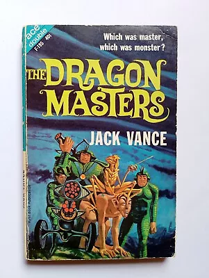 Ace Double F-185 - Jack Vance - The Dragon Masters/The Five Gold Bands 1963 • £8