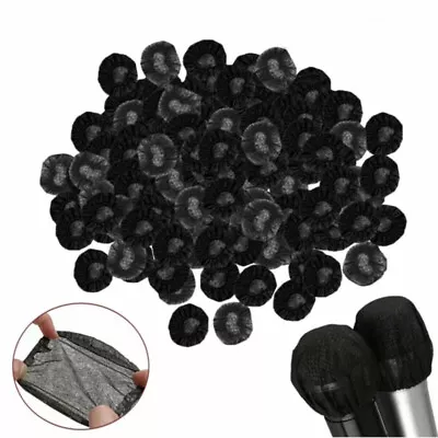 Disposable Sanitary Microphone Cover Karaoke Black  Mic Non-woven 50/100/200Pcs • $7.99