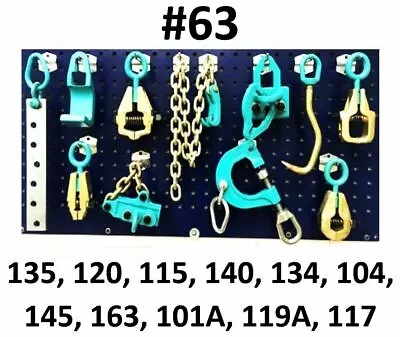 $214.99 • Buy Set#63 Auto Body Frame Machine Heavy Duty 11 Piece Pulling Tools And Clamps 