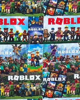 Roblox Video Game Print | 100% Cotton Fabric • $13.95