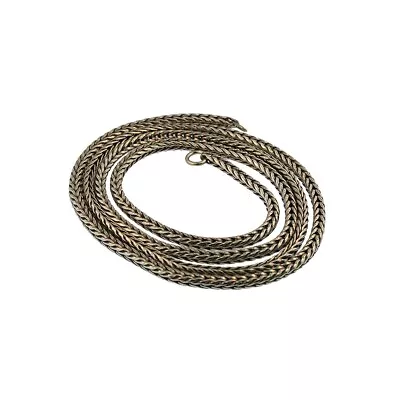 $100 • Buy Trollbeads Original Foxtail 13260 Necklace Silver 23.6 (22.6 Actual) Inch *0