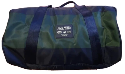 £27.40 • Buy Jack Wills Empty Men’s Navy Blue & Green Gym/Weekend/Duffle/Holdall Bag. BNWT