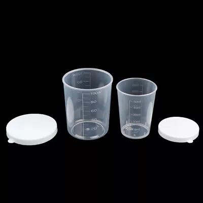 10pc Medical Measuring Cups 50/100ml Mouthwash Pills Medicine Pots Liquid Ho  YK • £5.15