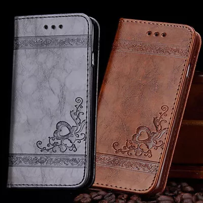 $8.95 • Buy Wallet Case For IPhone 13 12 Pro Max XS XR X 6s 7 8 Magnetic Flip Leather Cover