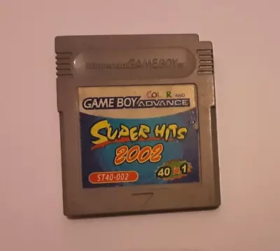 40 Games In 1 Super Hits 2002 Original Gameboy Game Cartridge Tested Working • £11.99