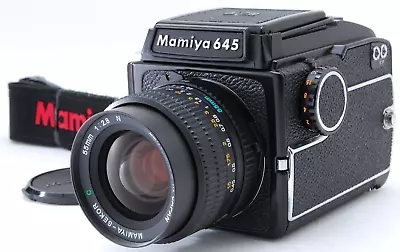 [NEAR MINT] Mamiya M645 Waist Level Finder  Sekor C 55mm F/2.8 N Lens From JAPAN • $516.99