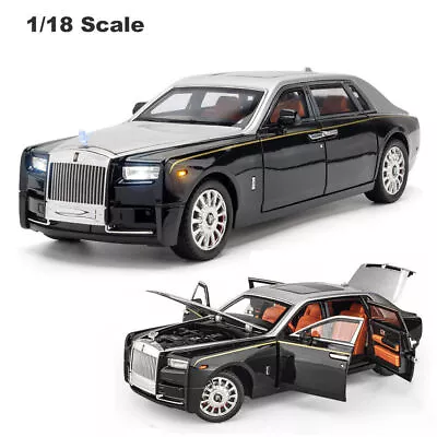 1/18 Rolls-Royce Phantom Alloy Die-cast Vehicle Model Car Toy Collectible Gift • $50.99