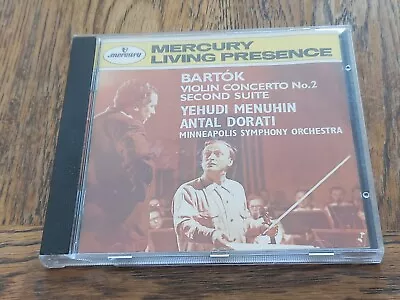 Bartok Violin Concerto No 2  Second Suite- Mercury Living Presence -  CD In VGC • £13.90