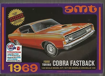 AMT 1969  '69  Ford Torino Cobra Fastback In 1/25  1217  ST • $44.74