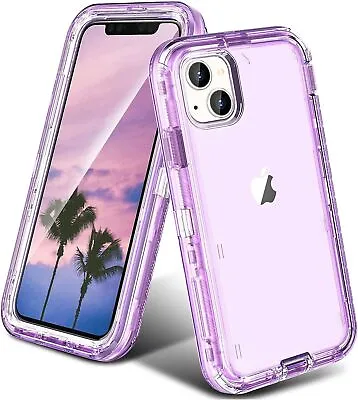 Clear Heavy Duty Shockproof Case For IPhone 15 Pro Max 14 13 12 11 XS XR 8 Cover • $15.54