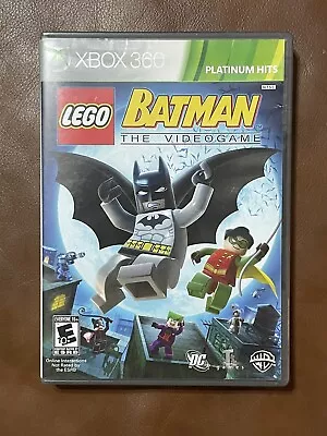 LEGO Batman Microsoft Xbox 360 2008 Case Manual & Disc Complete Unscratched • $9.99