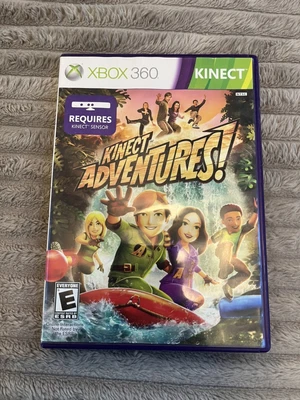 $5 • Buy Kinect Adventures XBOX 360 Connect Sensor Game River Rush 20000 Leaks Rally Ball