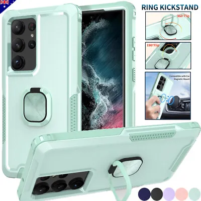 Shockproof Heavy Duty Case Ring Cover For Samsung S23 FE S22 S21 S20 Ultra Plus • $13.59