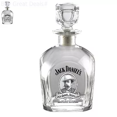 Jack Daniels Licensed Barware Cameo Logo Decanter Store Liquor New • £52.05