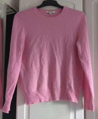 £32.11 • Buy Ladies Size 12 Pink M&S Autograph Pure Cashmere Jumper Hardly Worn