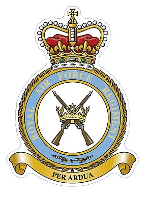 Royal Air Force Regiment (SK30) Waterproof Vinyl Stickers Decal RAF Regt • £2.69