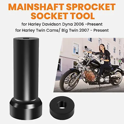 Mainshaft Lock Nut 2 1/4  Sprocket Socket For Harley Davidson Twin Cam &Dyna • $35.67