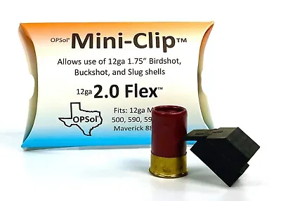 OPSol Mini-Clip™ 2.0 Flex™ For 12ga Mossberg 500 500A 590 590A1 Maverick 88 • $19.99