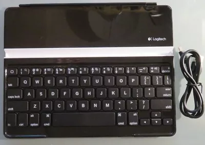 Logitech Ultrathin Keyboard Cover Black For IPad 2 And IPad (3rd/4th Gen) (B8) • $14.99