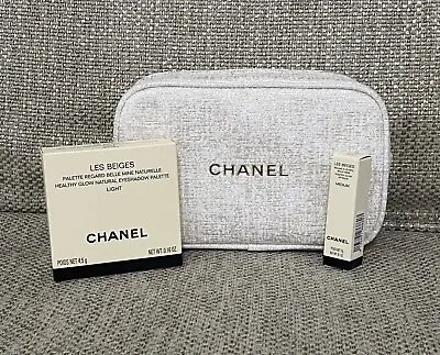 Bn Chanel Les Beiges Healthy Glow Lip Balm & Healthy Glow Natural Eyeshadow Set! • £189.99