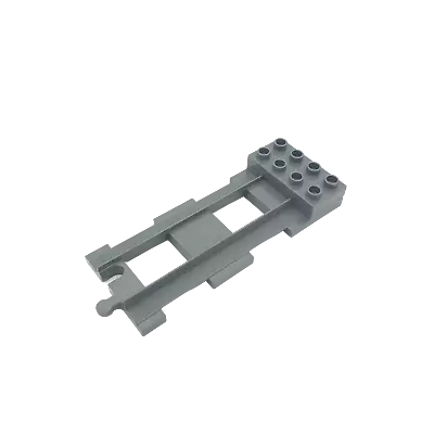 Lego® Duplo TRAIN Tracks GREY (DBG) Track End With 2 X 4 Plate On One End • $18.65