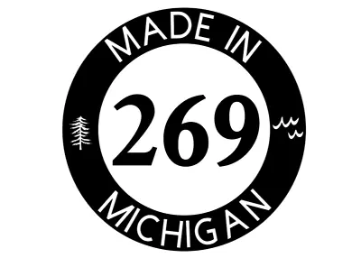 New Made In Michigan With Personalized Area Code Vinyl Decal For Cars Tumblers • $4