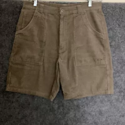 Vintage OP Ocean Pacific Corduroy Shorts Men's 34 Beige Longrider Beach Surfer • $69.88