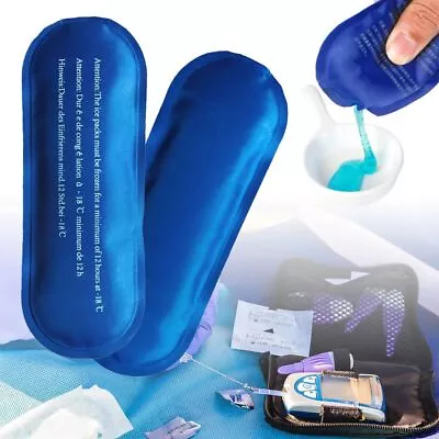 Medicla Cooler Travel Case Cold Gel Pill Protector Ice Pack Insulin Cooling Bag • £4.83