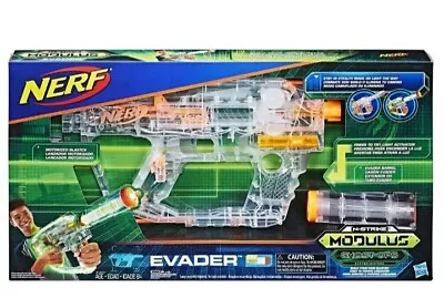 Nerf Modulus Ghost Ops Evader Customizable Motorised Blaster Lights Up Toy Gun • $57.15