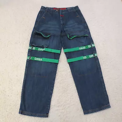 Marithe Francois Girbaud Jeans Mens 34x32 Blue Baggy Streetwear Shuttle Tape • $124.99