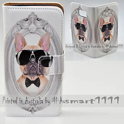 For Samsung Galaxy Series French Bulldog Print Wallet Mobile Phone Case Cover • $13.98