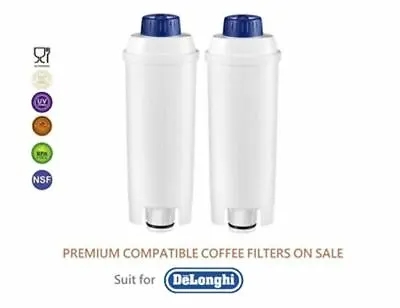 2X Coffee Water Filter For Delonghi ECAM 45760W Eletta Cappuccino Top Machine • $22.95