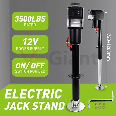 $219 • Buy MOTORISED ELECTRIC POWER TRAILER JACK FRAME JOCKEY LEG STAND Wheel CARAVAN AU