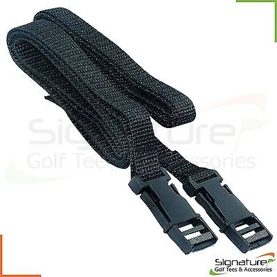 £4.49 • Buy Longridge Golf Trolley Straps (Pair) With Quick Release Clips
