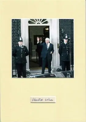 £49.99 • Buy Harold Wilson Autograph - Mounted & Ready To Frame - UACC RD223 