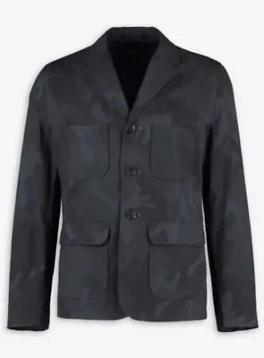 BNWT Holland Esquire Camouflage  Navy Blazer Size S RRP £350 • £68