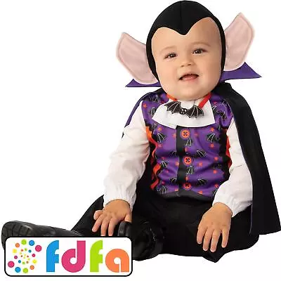 Rubies Official Little Vampire Toddler Kids Childs Fancy Dress Costume • £10.29